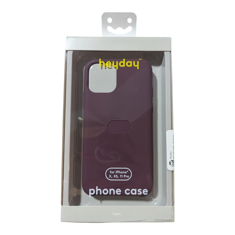 H7. Heyday Silicone‎ Case - For Apple iPhone X / Xs / 11 Pro - Mulberry Purple